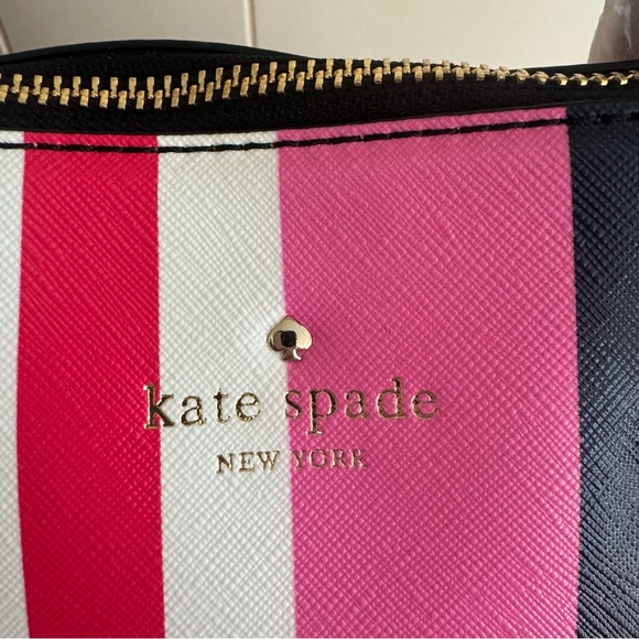 Kate Spade Story Book Cedar Street Flag Stripes Maise Satchel NWT - Picture 2 of 14